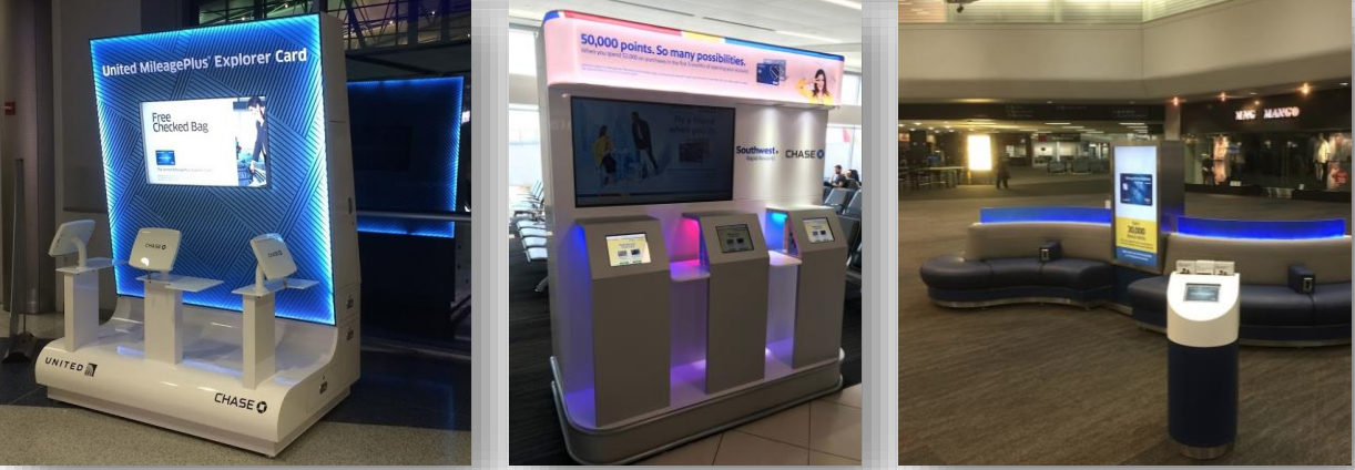 Chase Airport Activation by Innovative Group